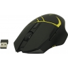 JETACCESS Wireless Optical Mouse <OM-U64G Black-Yellow> (RTL)  USB 6btn+Roll, беспроводная