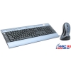 Gembird KBS-1400 Gray&Black (Кл-ра ,М/Мед,FM,USB+Мышь 10кн,Optical,Roll,FM,USB)