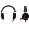 Наушники с микрофоном CANYON Fobos <CND-SGHS3> Black+Orange (с регулятором  громкости,  шнур  2м)