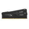 Память Kingston Fury Gaming DDR4 Общий объём памяти 16Гб Module capacity 8Гб Количество 2 3200 МГц Радиатор Множитель частоты шины 16 1.35 В черный HX432C16FB3K2/16