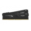 Память Kingston Fury Gaming DDR4 Общий объём памяти 32Гб Module capacity 16Гб Количество 2 2400 МГц Радиатор Множитель частоты шины 15 1.2 В черный HX424C15FB3K2/32