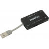 Smartbuy <SBRH-750-K> USB2.0  MMC/SD/microSD/MS(/Pro/Duo/M2) Card Reader/Writer+3portUSB2.0