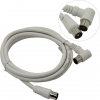 Smartbuy <KTV121> Кабель удлинительный антенный ТВ 9.5 (M-F),  1.8м,  Г-образный  коннектор