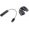 Orient <AU-05PL> USB-С адаптер для наушников с микрофоном  (регул.громкости,  управление  медиаплеером)