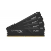 Память Kingston Fury Gaming DDR4 Общий объём памяти 16Гб Module capacity 4Гб Количество 4 2666 МГц Радиатор Множитель частоты шины 16 1.2 В черный HX426C16FB3K4/16