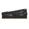 Память Kingston Fury Gaming DDR4 Общий объём памяти 32Гб Module capacity 16Гб Количество 2 3200 МГц Множитель частоты шины 16 1.35 В черный HX432C16FB3K2/32