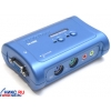 TRENDnet <TK-208K> 2-port Audio KVM Switch (клавиатураPS/2+мышьPS/2+VGA15pin+Audio)