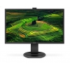 27"    ЖК монитор PHILIPS 271B8QJKEB/00 с поворотом экрана (LCD, 1920x1080, D-Sub, DVI, HDMI, DP, cam,  USB3.0 Hub)