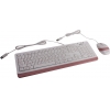 Клавиатура A4Tech Fstyler F1010 Pink (Кл-ра, USB,+Мышь,4кн,  Roll, USB)