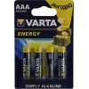 VARTA ENERGY 4103-4 , Size"AAA", 1.5V, щелочной (alkaline)  <уп.  4  шт>
