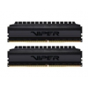 Память PATRIOT Viper 4 Blackout Gaming DDR4 Общий объём памяти 8Гб Module capacity 4Гб Количество 2 3000 МГц Множитель частоты шины 16 1.35 В черный PVB48G300C6K
