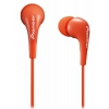 Наушники вкладыши Pioneer SE-CL502-M 1.2м оранжевый проводные (в  ушной раковине)