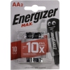 Energizer MAX (LR6) Size "AA", 1.5V, щелочной (alkaline)  <уп. 2 шт>
