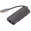 Vention <CHDHA> адаптер USB3.0 --> UTP 1000Mbps + 3-port  USB3.0 Hub