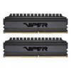 Память PATRIOT Viper 4 Blackout Gaming DDR4 Общий объём памяти 8Гб Module capacity 4Гб Количество 2 3200 МГц Множитель частоты шины 16 1.35 В черный PVB48G320C6K