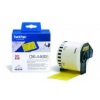 Brother DK44605 Лента Brother DK-44605 желтая бумажная, 62 мм x  30,48 м