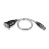 Конвертер USB TO RS-232 UC232A-AT ATEN Адаптер/переходник/Adapter ATEN {UC232A-AT} USB<=>RS232, А-тип>DB 9, Male>Male, USB 1.1, шнур 0.35м., (для подключения COM устройств к компьютеру)