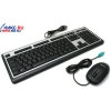 Genius SlimStar C100 (Кл-ра, PS/2 +Мышь PS/2, 3кн, Roll,Optical)