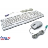 Genius KB-C100 (Кл-ра, PS/2 +Мышь PS/2, 3кн, Roll,Optical)