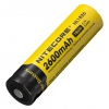 Аккумулятор Nitecore NL1826 (3.7V, 2600mAh)  Li-Ion, Size "18650"