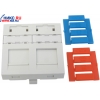Вставка для 2 модулей RJ-45/12,тип keystone, 45х45 мм,  шторка,  Exalan+  <EX04-512>