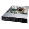 Supermicro server chassis CSE-LA26E1C4-R609LP, 2U, 12x 3.5" (tool-less) or 2.5" (screw) HS, 12x 2U  SAS3 12Gbps, 600W