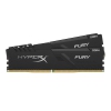 Память Kingston Fury Gaming DDR4 Общий объём памяти 16Гб Module capacity 8Гб Количество 2 3600 МГц Радиатор Множитель частоты шины 17 1.35 В черный HX436C17FB3K2/16