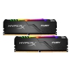 Память Kingston Fury Gaming DDR4 Общий объём памяти 32Гб Module capacity 16Гб Количество 2 3600 МГц Множитель частоты шины 17 1.2 В RGB черный HX436C17FB3AK2/32