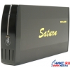 3.5" HDD External Aluminum Case <VPA-3528B Black> USB 2.0(внеш. бокс для подключения 3.5" IDE HDD, Backup)+б.п.
