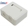 Коробка для внешней розетки 2xRJ-45, шторка