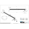 Wize <WTH87150> Кронштейн для проектора настенный  (87-150см, 24кг)
