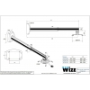 Wize <WTH62110>  Кронштейн для проектора настенный  (62-110см, 24кг)