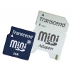 Transcend <TS2GSDM80> miniSecureDigital (miniSD) Memory Card 2Gb 80x + miniSD-->SD Adapter