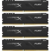 Память Kingston Fury Gaming DDR4 Общий объём памяти 128Гб Module capacity 32Гб Количество 4 3000 МГц Множитель частоты шины 17 1.2 В черный HX430C16FB3K4/128