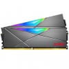 Память ADATA SPECTRIX D50 Gaming DDR4 Общий объём памяти 16Гб Module capacity 8Гб Количество 2 3200 МГц Множитель частоты шины 19 1.2 В RGB серый AX4U320038G16A-DT50