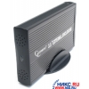 Gembird <EE3-U2-5 Black> (EXT BOX для внешнего подключения 3.5" IDE HDD, USB2.0, Aluminum)+БП