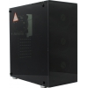 Miditower HIPER SHRIKE <SR-3RGB> Black ATX, с  окном, без БП