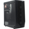 Miditower HIPER OUROBOROS <ORO-4RGB> Black ATX, с окном,  без БП