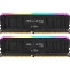 Память Crucial Ballistix MAX RGB Gaming DDR4 Общий объём памяти 16Гб Module capacity 8Гб Количество 2 4000 МГц Множитель частоты шины 18 1.35 В RGB черный BLM2K8G40C18U4BL