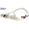 GigaByte <12CR1-1SPAUD-12> планка портов  Audio Combo (SPDIF, RCA, center/subwoofer, rear speaker)