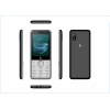 S285 Silver Телефон сотовый F+ 2.8'' 240х320, 208MHz, 1 Core, 32MB RAM, 32MB, up to 16GB flash,  0,3Mpix, 2 Sim