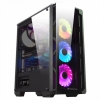 Xigmatek ASTRO Gunmetal Grey EN42401 ATX, 1x USB3.0, 2x USB2.0, 3xTG (Front, Left &amp; Right),  CX120 RGB