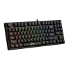 HIPER MK-2 CHASE Игровая клавиатура чёрная (TKL, USB,  Outemu, RGB подсветка)