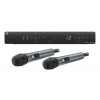Радиосистема [508264] Sennheiser XSW 1-825 DUAL-B вокальная, 614-638 МГц, 10  каналов, комплект: настольный