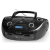 BX318BT (B) Аудиомагнитола CD/MP3 BBK BX318BT (B) black (5Вт, CD/MP3, Bluetooth, USB, FM, AUX, Выход  на наушники)