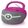 BX195U (P) Аудиомагнитола CD/MP3 BBK BX195U (P) pink (2Вт, CD/MP3, USB, FM, AUX, Выход  на наушники)