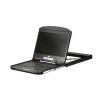 Коммутатор KVM/LCD USB HDMI 19" 1PT CL3700NX-ATA-RG ATEN LCD Консоль ATEN {CL3700NX-ATA-RG} для KVM-переключателей, 19", HDMI+KBD+MOUSE+SPEAKER USB, с KVM-шнуром USB 1.8м, LCD/ЖК экран 18.5", лат./рус.клав, (1368x768 60Hz;выход на вторую конс.;доп.порт USB A-типа;SHORT DEPTH;48см/48cm), крепление