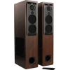 Колонки Dialog Progressive AP-2500 <Brown> (2х55W, дерево, microSD, USB, Bluetooth,  FM, ПДУ)