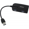 Ginzzu <GR-317UB> USB3.0 2xSDXC/microSDXC  Card Reader/Writer+3portUSB3.0