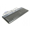 Клавиатура Genius SlimStar 310 Black <USB&PS/2> 104КЛ+14КЛ М/Мед антибактериальная, водо-защита